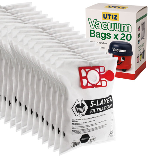 20x vacuum bags for numatic - bags,